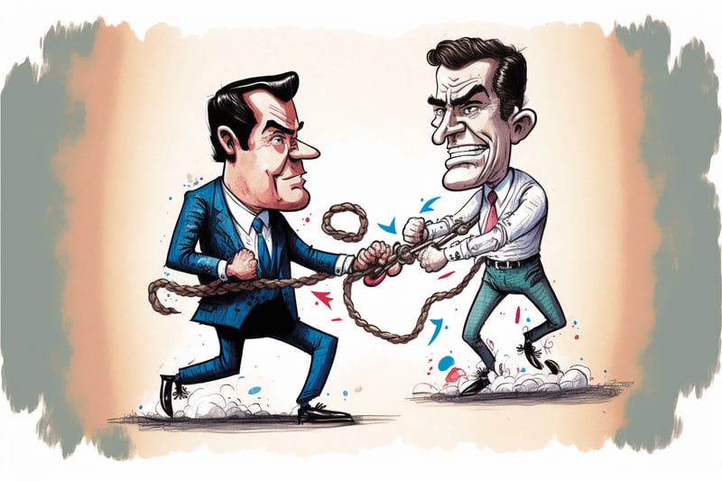 A-caricature-composition-showing-a-tug-of-war-between-a-man-in-a-suit-representing-the-republican