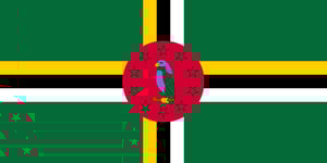 Dominica's flag - citizenship by investment