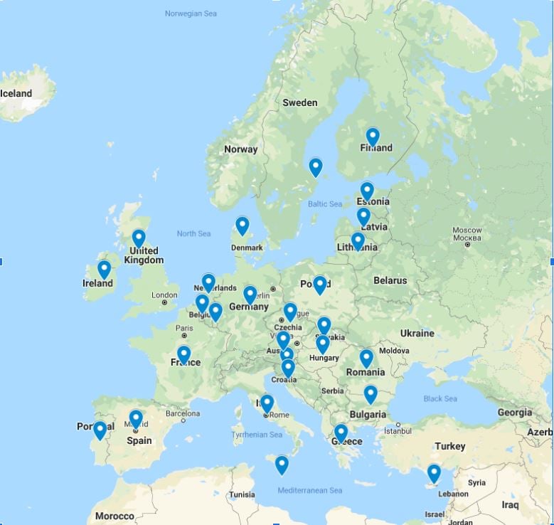 EU countries map